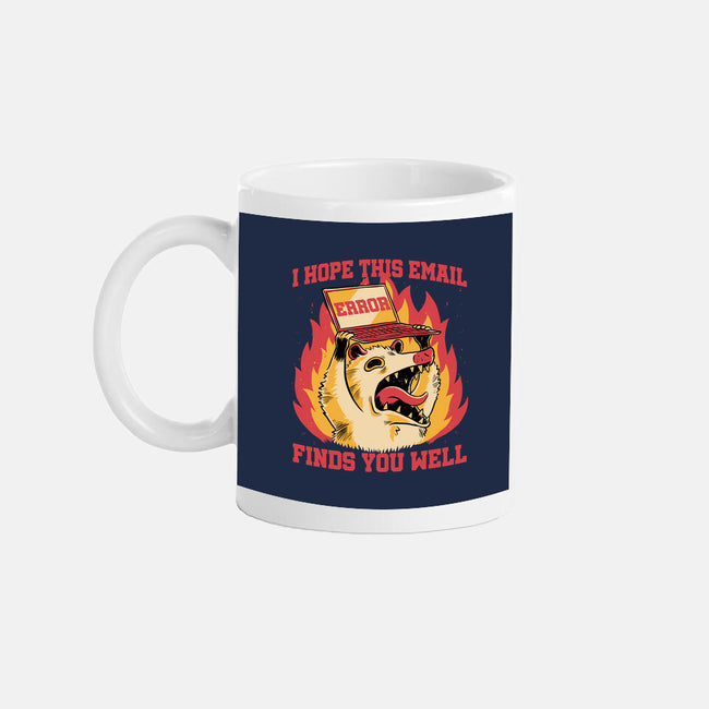 Possum Work Email-None-Mug-Drinkware-Studio Mootant