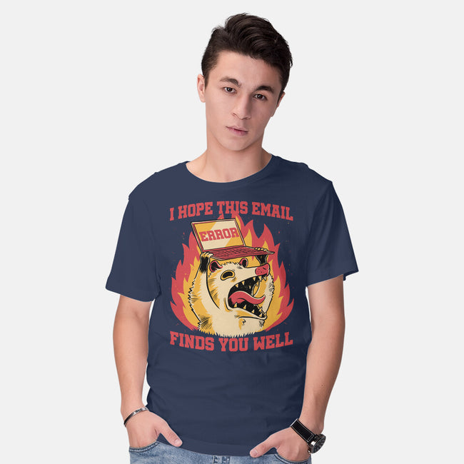 Possum Work Email-Mens-Basic-Tee-Studio Mootant