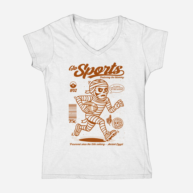 Go Sports Mummy-Womens-V-Neck-Tee-Eoli Studio