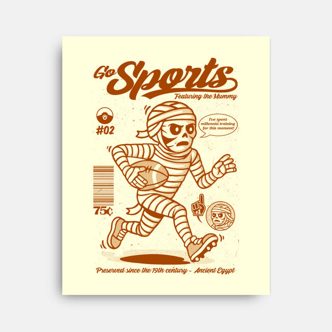 Go Sports Mummy-None-Stretched-Canvas-Eoli Studio