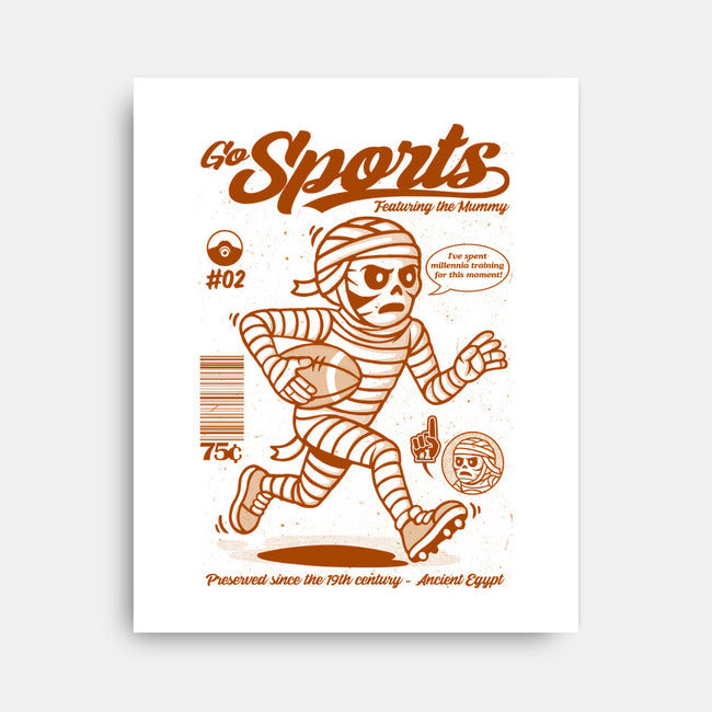 Go Sports Mummy-None-Stretched-Canvas-Eoli Studio