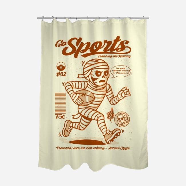 Go Sports Mummy-None-Polyester-Shower Curtain-Eoli Studio