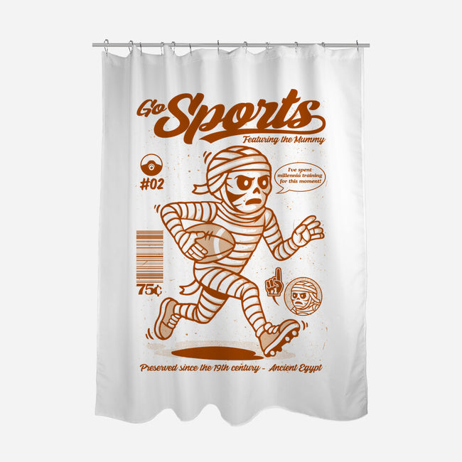 Go Sports Mummy-None-Polyester-Shower Curtain-Eoli Studio