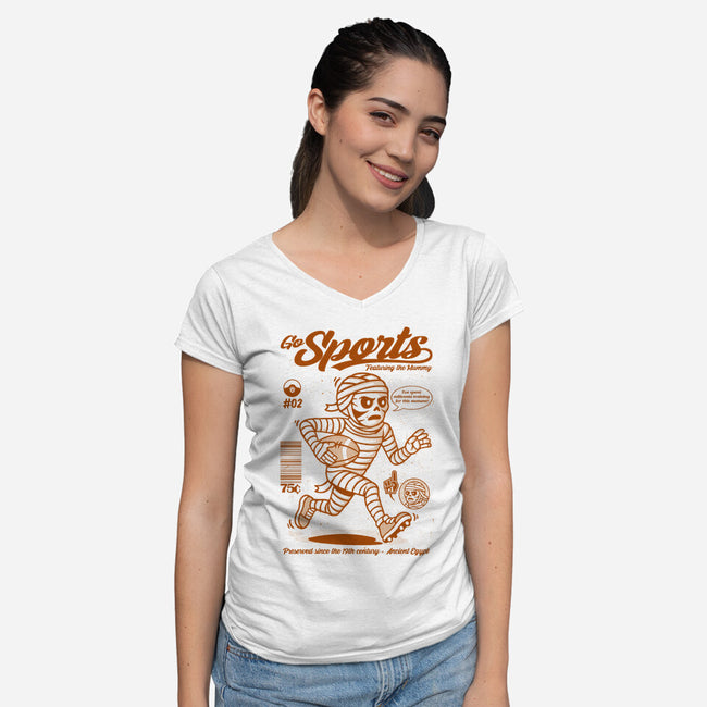 Go Sports Mummy-Womens-V-Neck-Tee-Eoli Studio