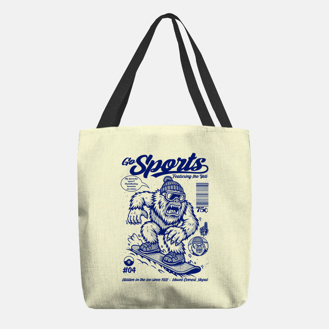 Go Sports Yeti-None-Basic Tote-Bag-Eoli Studio