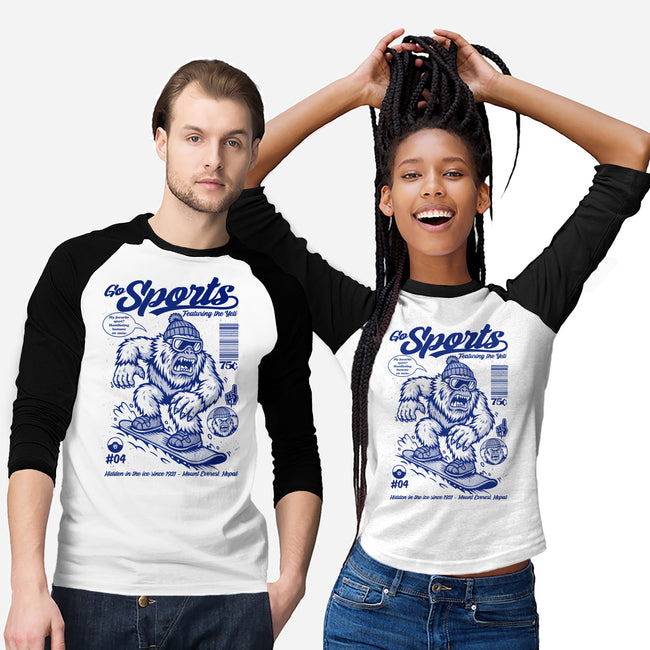 Go Sports Yeti-Unisex-Baseball-Tee-Eoli Studio