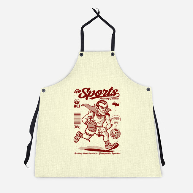 Go Sports Dracula-Unisex-Kitchen-Apron-Eoli Studio