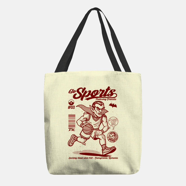Go Sports Dracula-None-Basic Tote-Bag-Eoli Studio