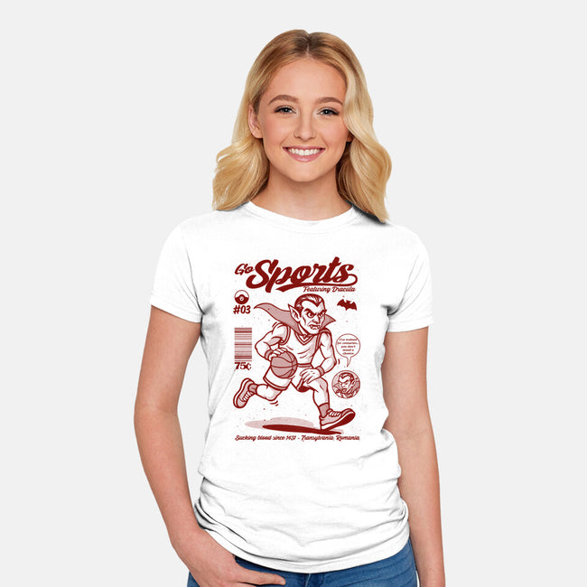 Go Sports Dracula-Womens-Fitted-Tee-Eoli Studio