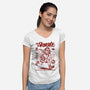 Go Sports Dracula-Womens-V-Neck-Tee-Eoli Studio