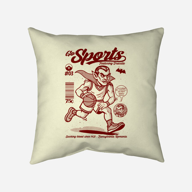 Go Sports Dracula-None-Removable Cover w Insert-Throw Pillow-Eoli Studio