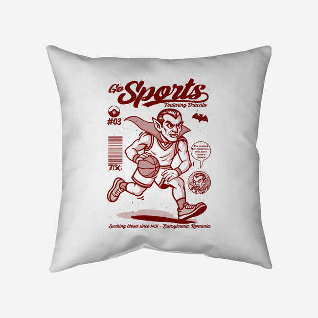 Go Sports Dracula-None-Removable Cover w Insert-Throw Pillow-Eoli Studio