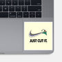 Just Cut It-None-Glossy-Sticker-Umberto Vicente