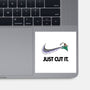 Just Cut It-None-Glossy-Sticker-Umberto Vicente