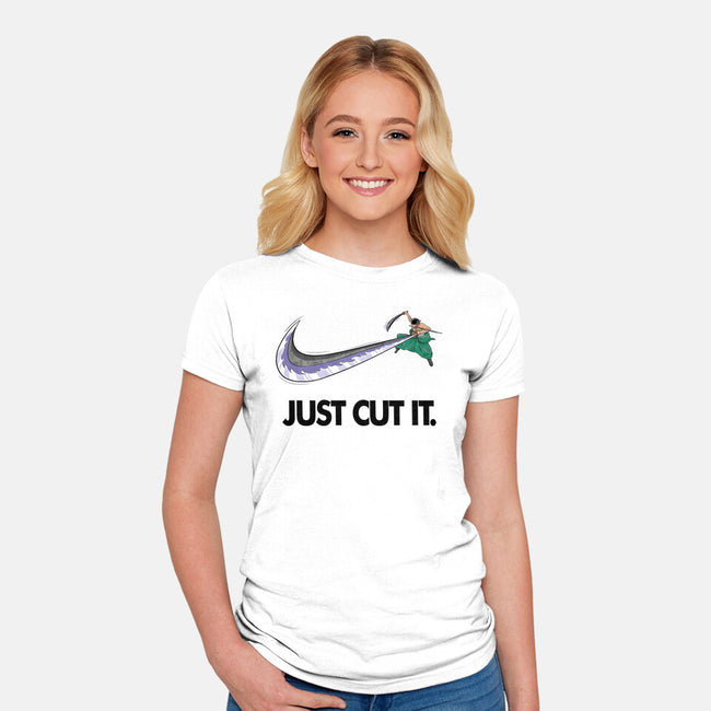 Just Cut It-Womens-Fitted-Tee-Umberto Vicente