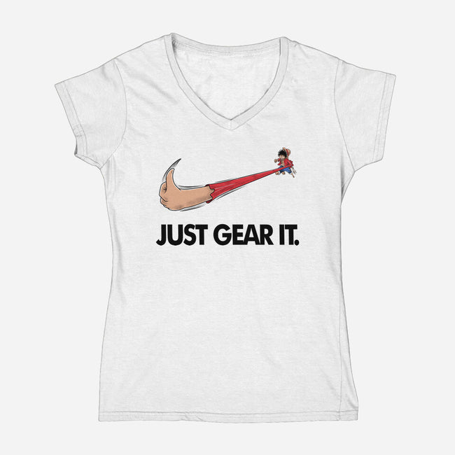 Just Gear It-Womens-V-Neck-Tee-Umberto Vicente