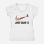 Just Gear It-Womens-V-Neck-Tee-Umberto Vicente