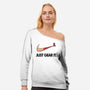 Just Gear It-Womens-Off Shoulder-Sweatshirt-Umberto Vicente