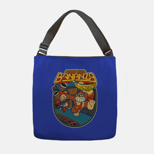 DK Bananza Retro Poster-None-Adjustable Tote-Bag-raffaus