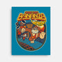 DK Bananza Retro Poster-None-Stretched-Canvas-raffaus