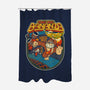 DK Bananza Retro Poster-None-Polyester-Shower Curtain-raffaus