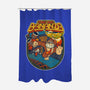 DK Bananza Retro Poster-None-Polyester-Shower Curtain-raffaus
