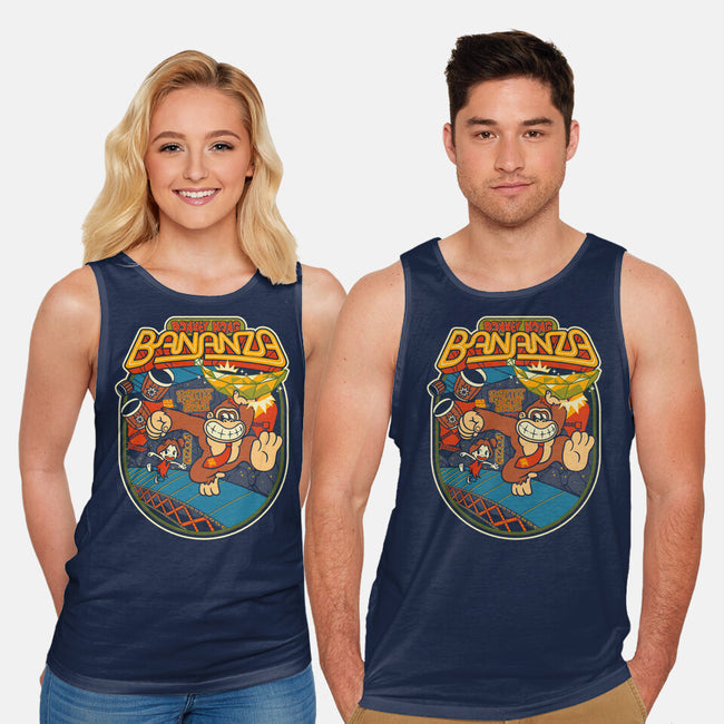 DK Bananza Retro Poster-Unisex-Basic-Tank-raffaus