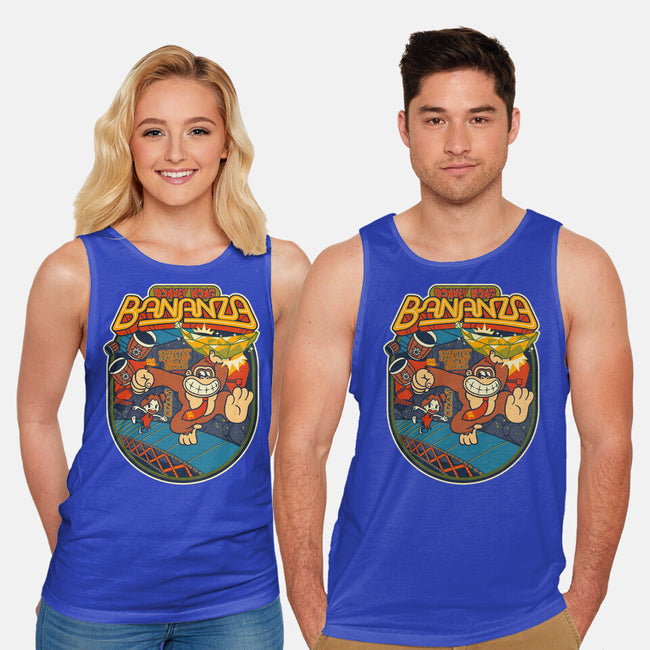 DK Bananza Retro Poster-Unisex-Basic-Tank-raffaus