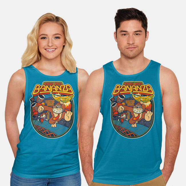 DK Bananza Retro Poster-Unisex-Basic-Tank-raffaus