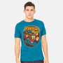 DK Bananza Retro Poster-Mens-Heavyweight-Tee-raffaus
