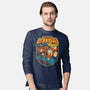 DK Bananza Retro Poster-Mens-Long Sleeved-Tee-raffaus