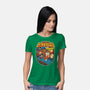 DK Bananza Retro Poster-Womens-Basic-Tee-raffaus