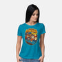 DK Bananza Retro Poster-Womens-Basic-Tee-raffaus