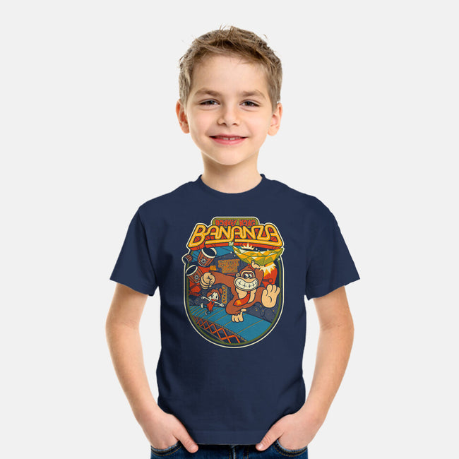 DK Bananza Retro Poster-Youth-Basic-Tee-raffaus
