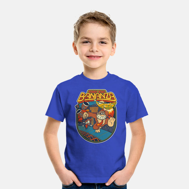 DK Bananza Retro Poster-Youth-Basic-Tee-raffaus