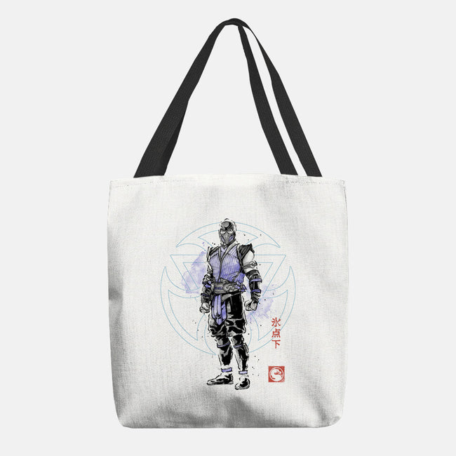 The Coldhearted Lin Kuei Sumi-e-None-Basic Tote-Bag-Astrobot Invention