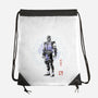 The Coldhearted Lin Kuei Sumi-e-None-Drawstring-Bag-Astrobot Invention