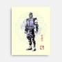 The Coldhearted Lin Kuei Sumi-e-None-Stretched-Canvas-Astrobot Invention