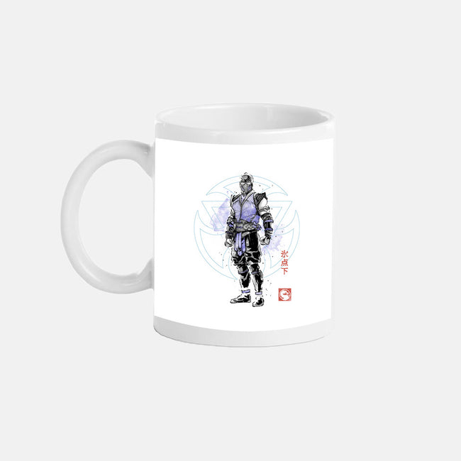 The Coldhearted Lin Kuei Sumi-e-None-Mug-Drinkware-Astrobot Invention