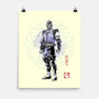 The Coldhearted Lin Kuei Sumi-e-None-Matte-Poster-Astrobot Invention