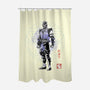 The Coldhearted Lin Kuei Sumi-e-None-Polyester-Shower Curtain-Astrobot Invention
