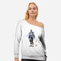 The Coldhearted Lin Kuei Sumi-e-Womens-Off Shoulder-Sweatshirt-Astrobot Invention