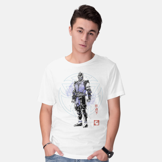 The Coldhearted Lin Kuei Sumi-e-Mens-Basic-Tee-Astrobot Invention