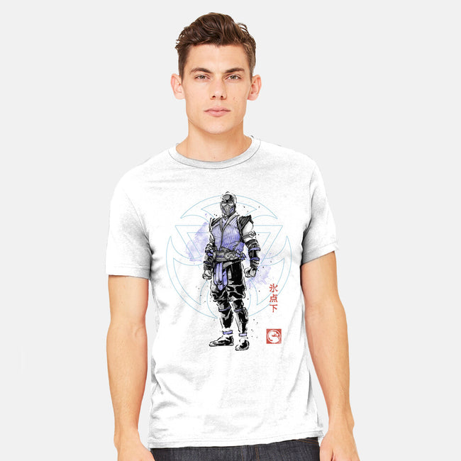 The Coldhearted Lin Kuei Sumi-e-Mens-Heavyweight-Tee-Astrobot Invention