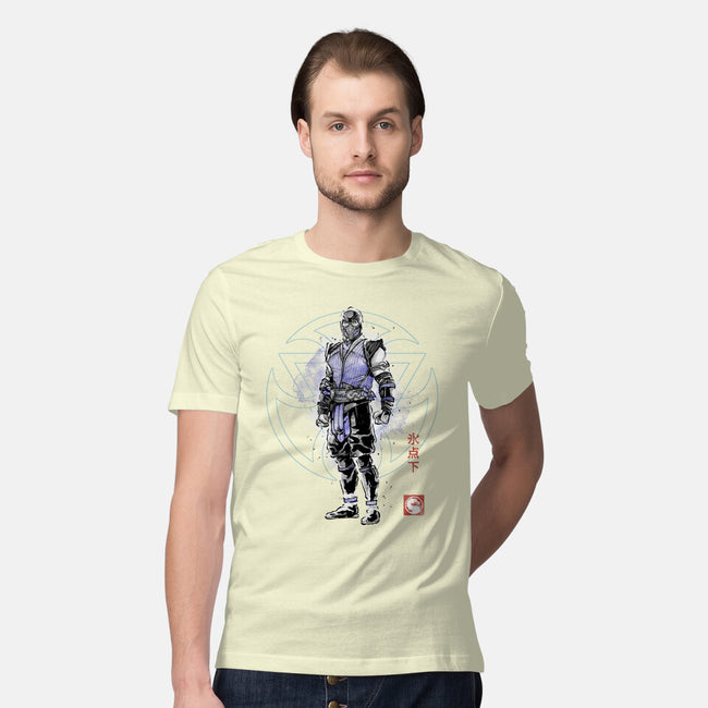 The Coldhearted Lin Kuei Sumi-e-Mens-Premium-Tee-Astrobot Invention