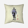 The Coldhearted Lin Kuei Sumi-e-None-Removable Cover w Insert-Throw Pillow-Astrobot Invention
