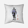 The Coldhearted Lin Kuei Sumi-e-None-Removable Cover w Insert-Throw Pillow-Astrobot Invention