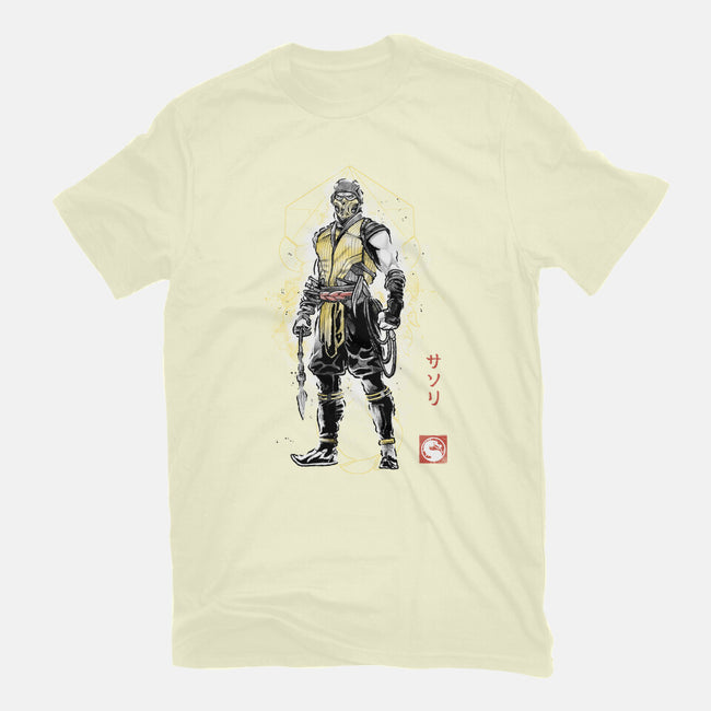 Specter Of Shirai Ryu Sumi-e-Mens-Premium-Tee-Astrobot Invention