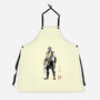Specter Of Shirai Ryu Sumi-e-Unisex-Kitchen-Apron-Astrobot Invention