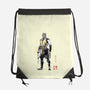 Specter Of Shirai Ryu Sumi-e-None-Drawstring-Bag-Astrobot Invention